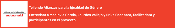 Tejiendo Alianzas para la Igualdad de Género