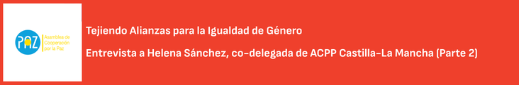 Tejiendo Alianzas para la Igualdad de Género